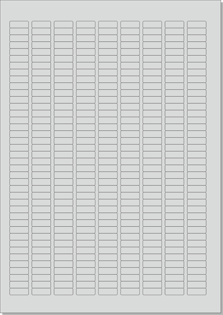 A4 polyester silver UL 21112